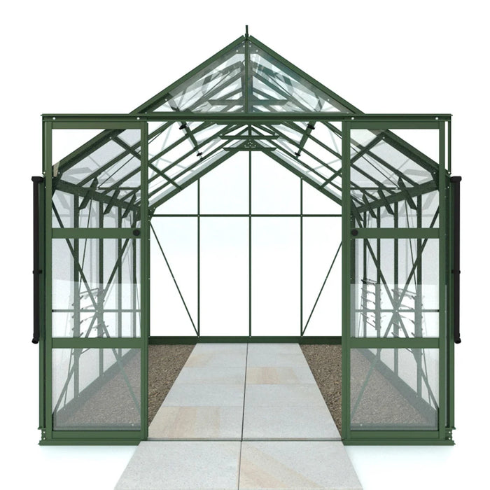 8ft wide Tuscan Olive greenhouse