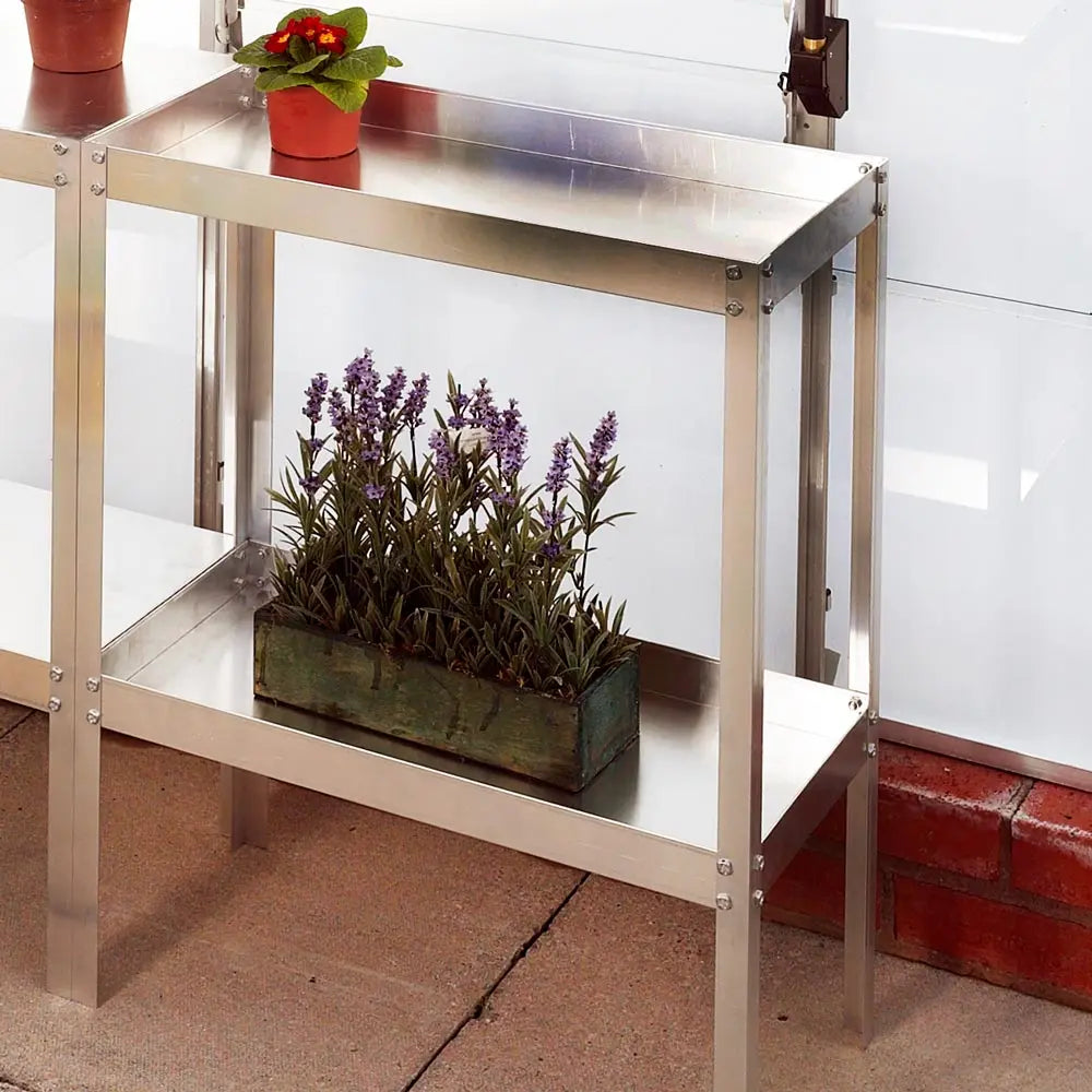 Modular Staging Double Tier 1ft x 2ft - Greenhouses Direct - UK