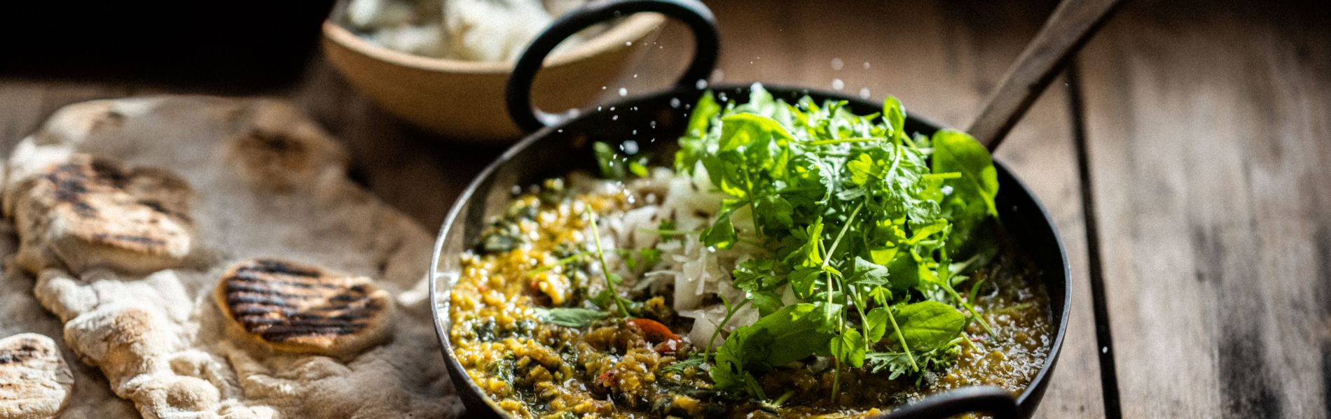 Gill Meller's Lentil Dhal with kale and chard recipe