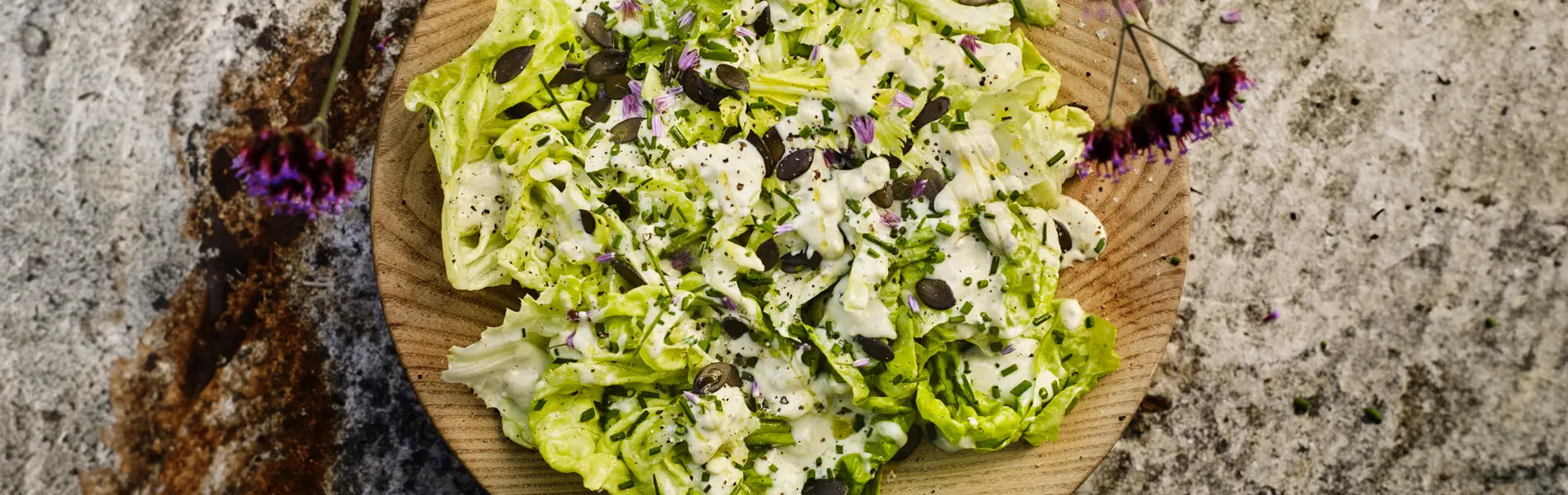 Gill's Lettuce And Celery Salad With Blue Cheese Dressing