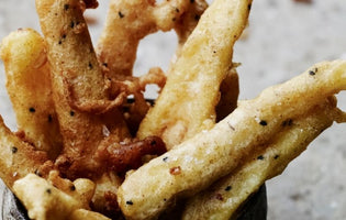 Beer-battered Parsnips