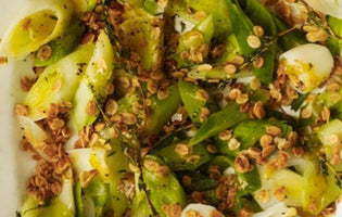 Gill Meller: Butter-Roasted Barley Flakes & Leeks