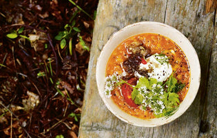 Roast Tomato and Lentil Soup Recipe