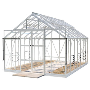 Rhino 12x14 plain aluminium Greenhouse