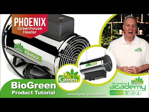 Bio Green Phoenix Stainless Steel 2.8kW Electric Greenhouse Heater
