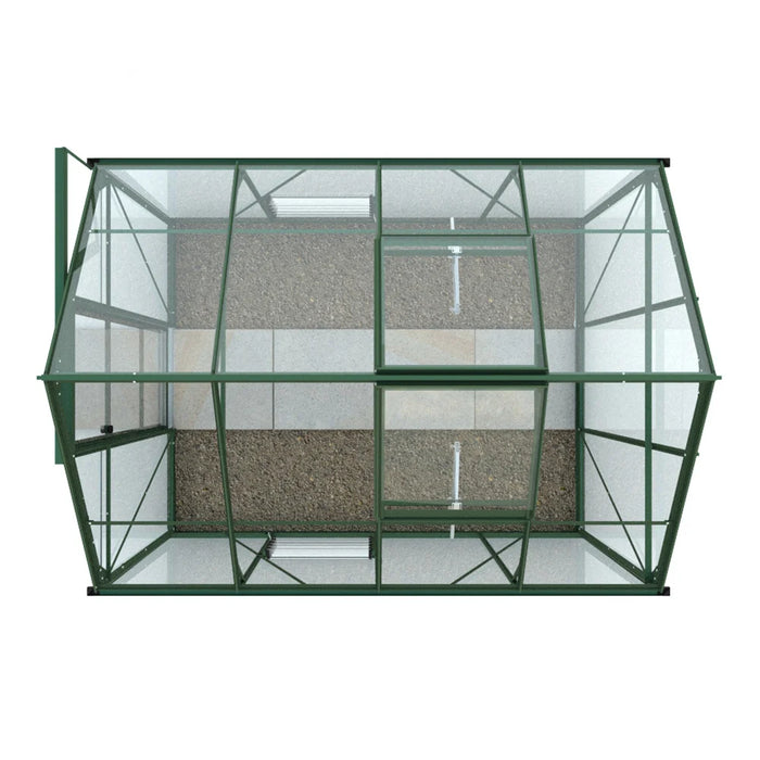 Aerial view showing roof vent positioning