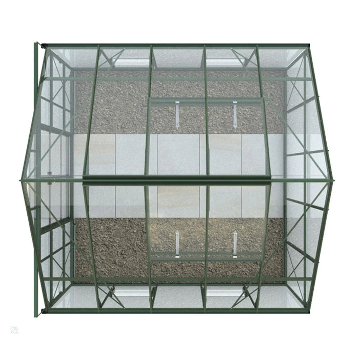Aerial view showing positioning of Roof vents
