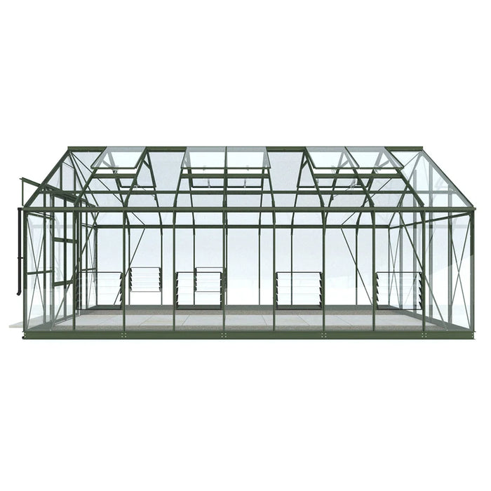 Side profile showing louvre vents