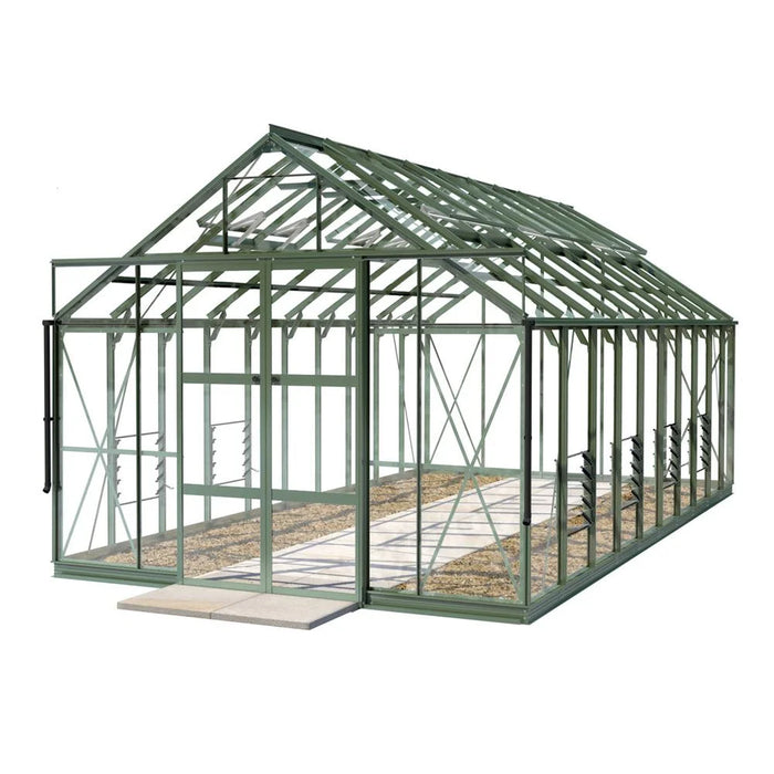 Front view of Rhino 10x20 Premium Greenhouse