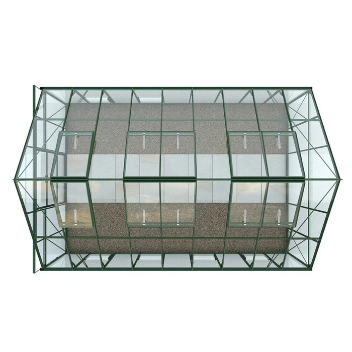 aerial image of roof vents