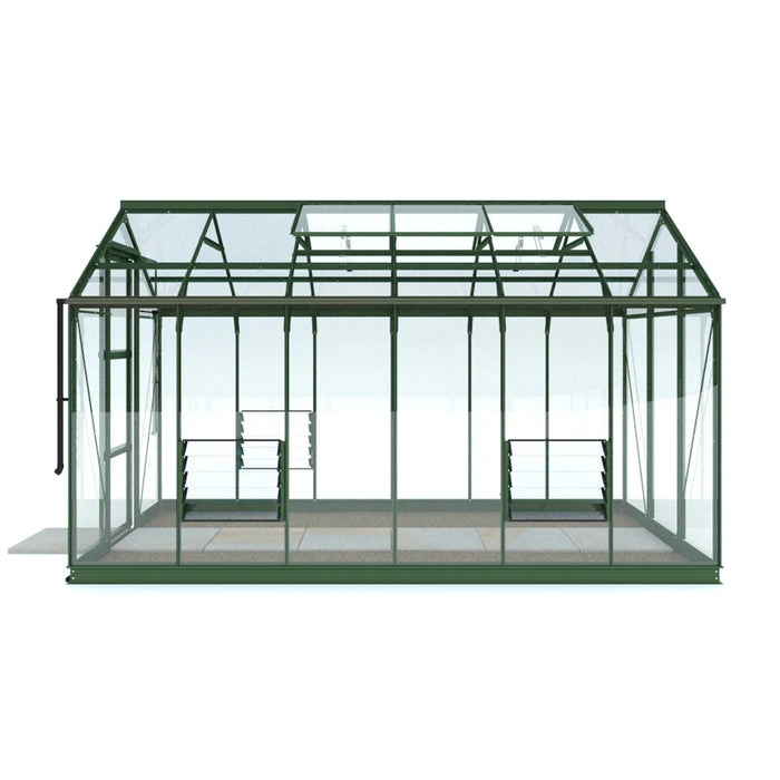 Side view of 6x12 Rhino greenhouse