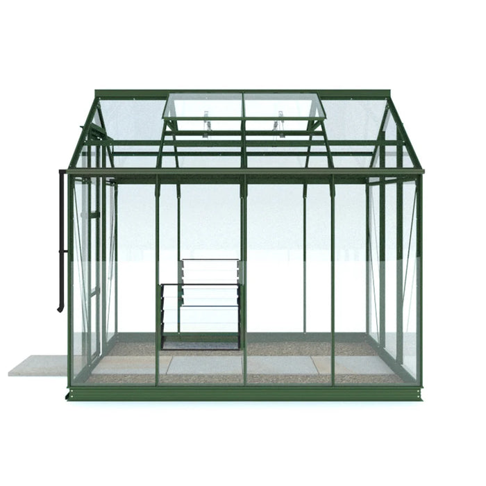 Side profile illustrating louvre vent positioning