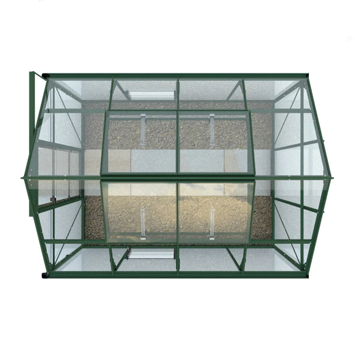 Aerial view showing roof vent positioning