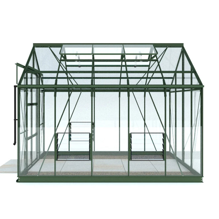 Side profile showing louvre vent positioning