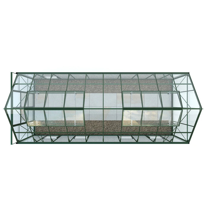 Aerial view of 8x20 roof vents