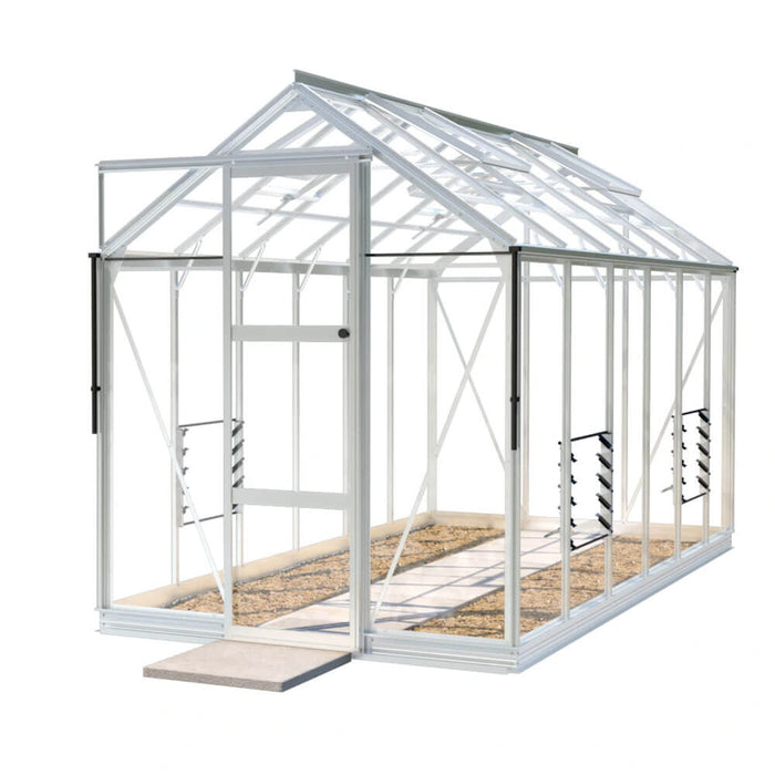 Image of Plain Aluminium Rhino Classic Greenhouse