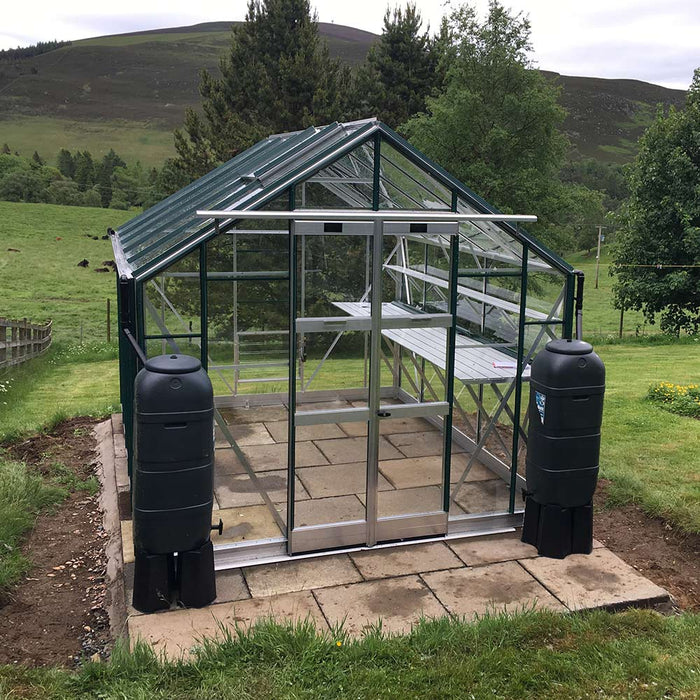 Elite Belmont 8x12 - Coloured With Toughened Glass Large Pane