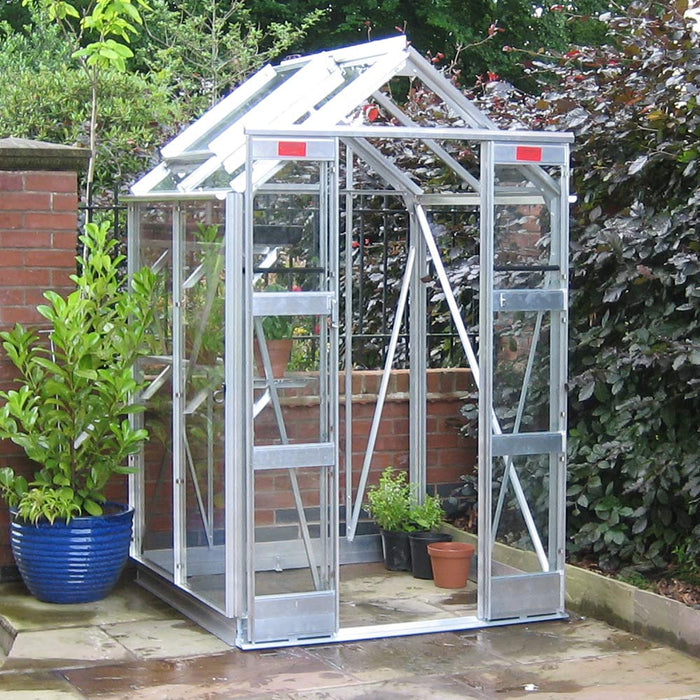 Elite Compact 4x8 - Coloured With Toughened Glass Large Pane