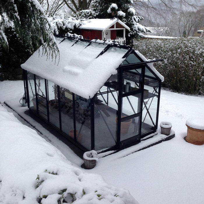 Elite Craftsman 6x10 - Plain Aluminium With Horticultural Glass