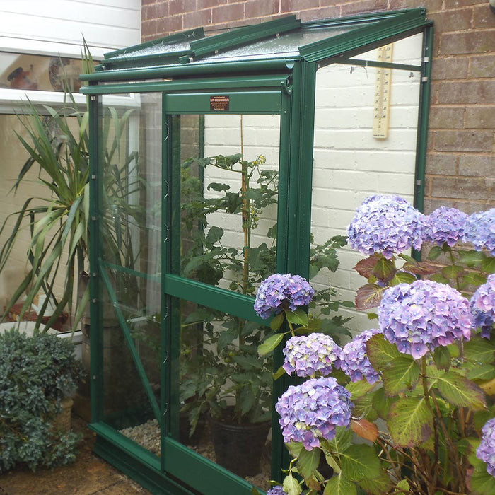 Elite Easy Grow 2x8 - Plain Aluminium With Toughened Glass Large Pane