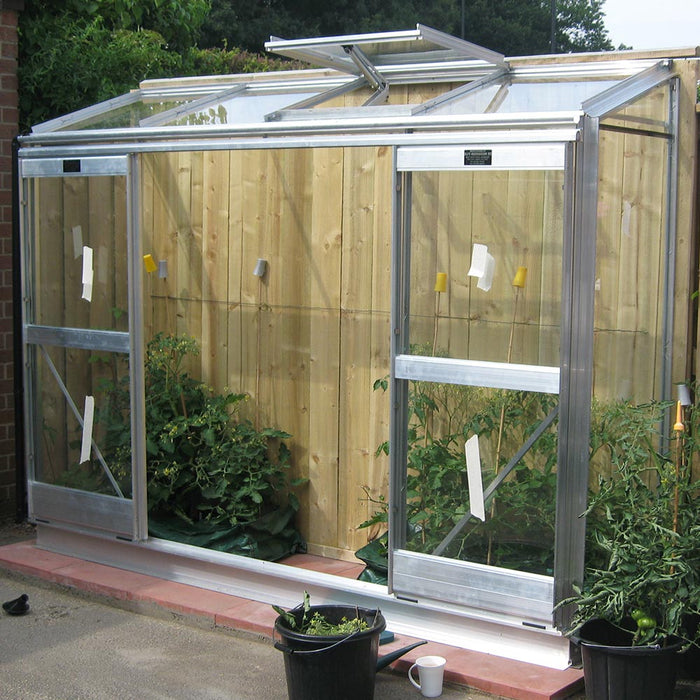 Elite Easy Grow 2x4 - Plain Aluminium With Horticultural Glass