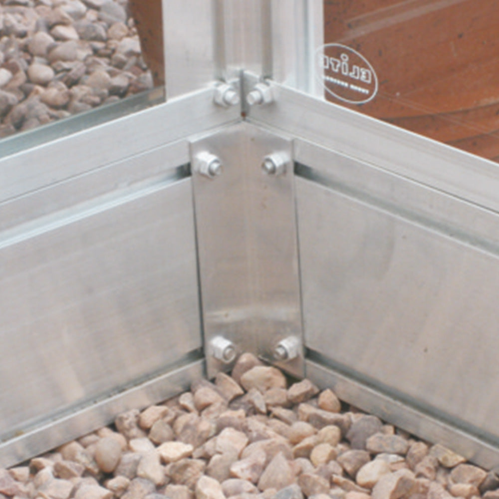 Separate Base for Kensington 6x10 - Plain Aluminium