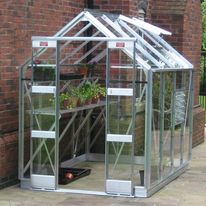 Elite Streamline 5x8 - Plain Aluminium With Polycarbonate