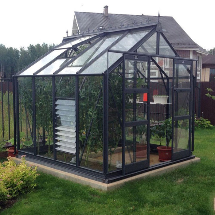 Elite Titan 6x8 - Coloured With Toughened Glass Large Pane