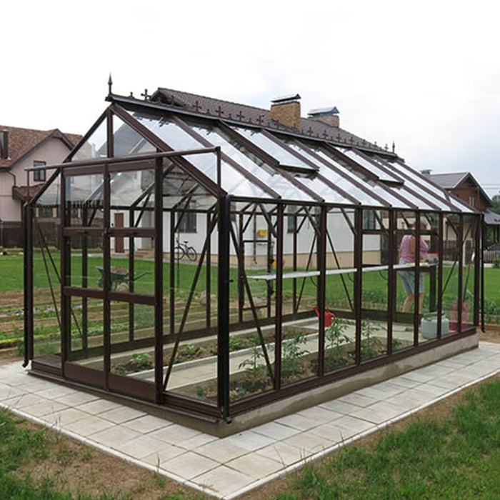 Elite Titan 8x16 - Coloured With Toughened Glass Large Pane